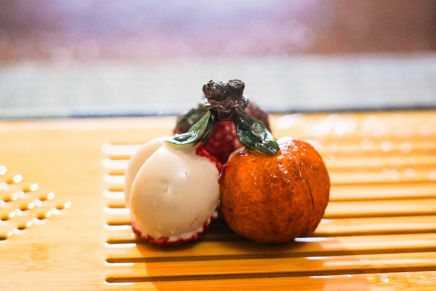 Magic Tea Pet - Two Lychees & Mandarin