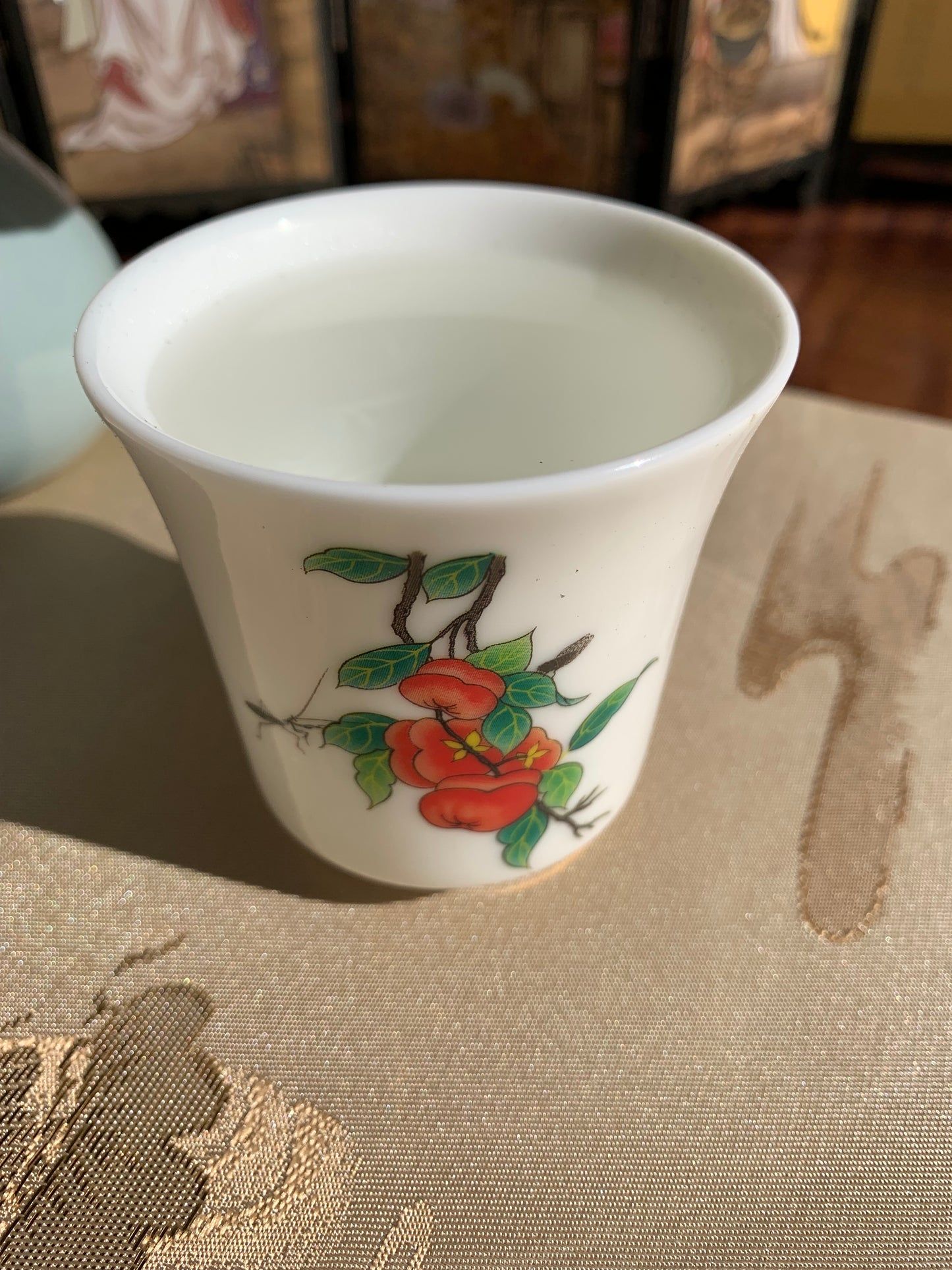 Magic Teacup--Persimmons