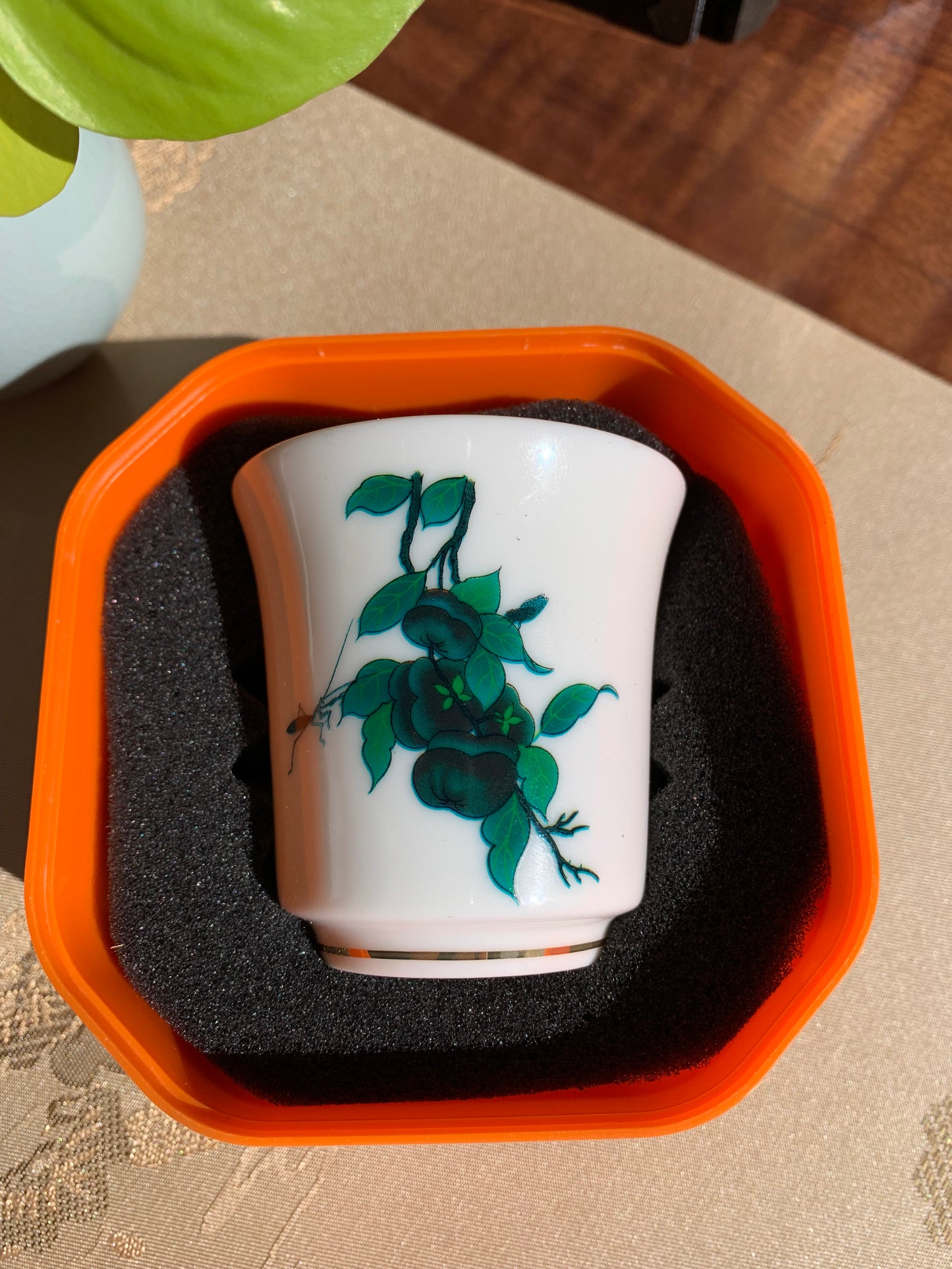 Magic Teacup--Persimmons