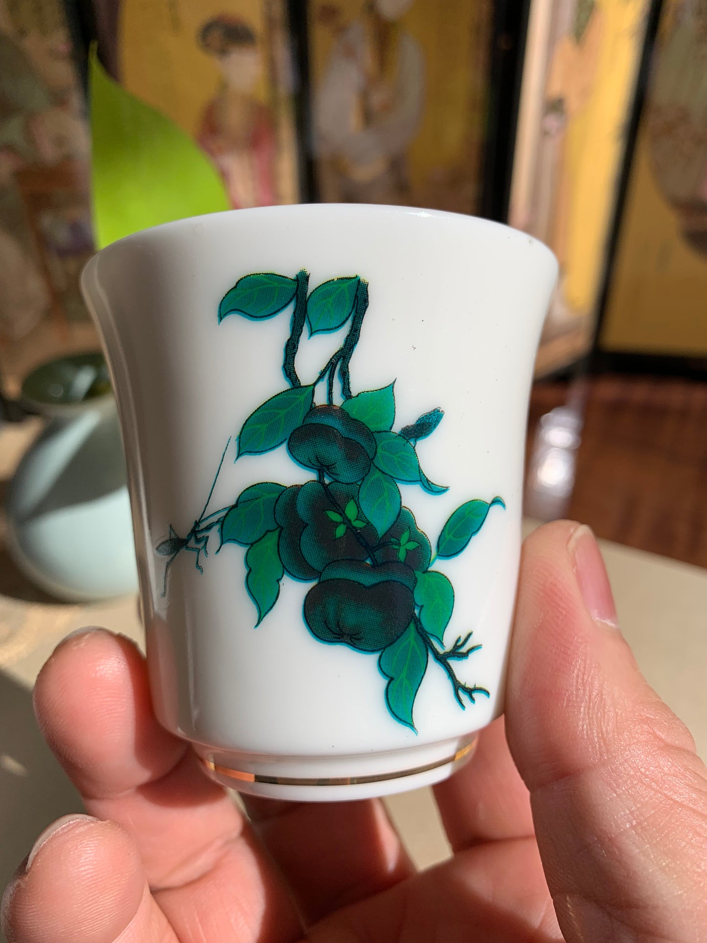 Magic Teacup--Persimmons