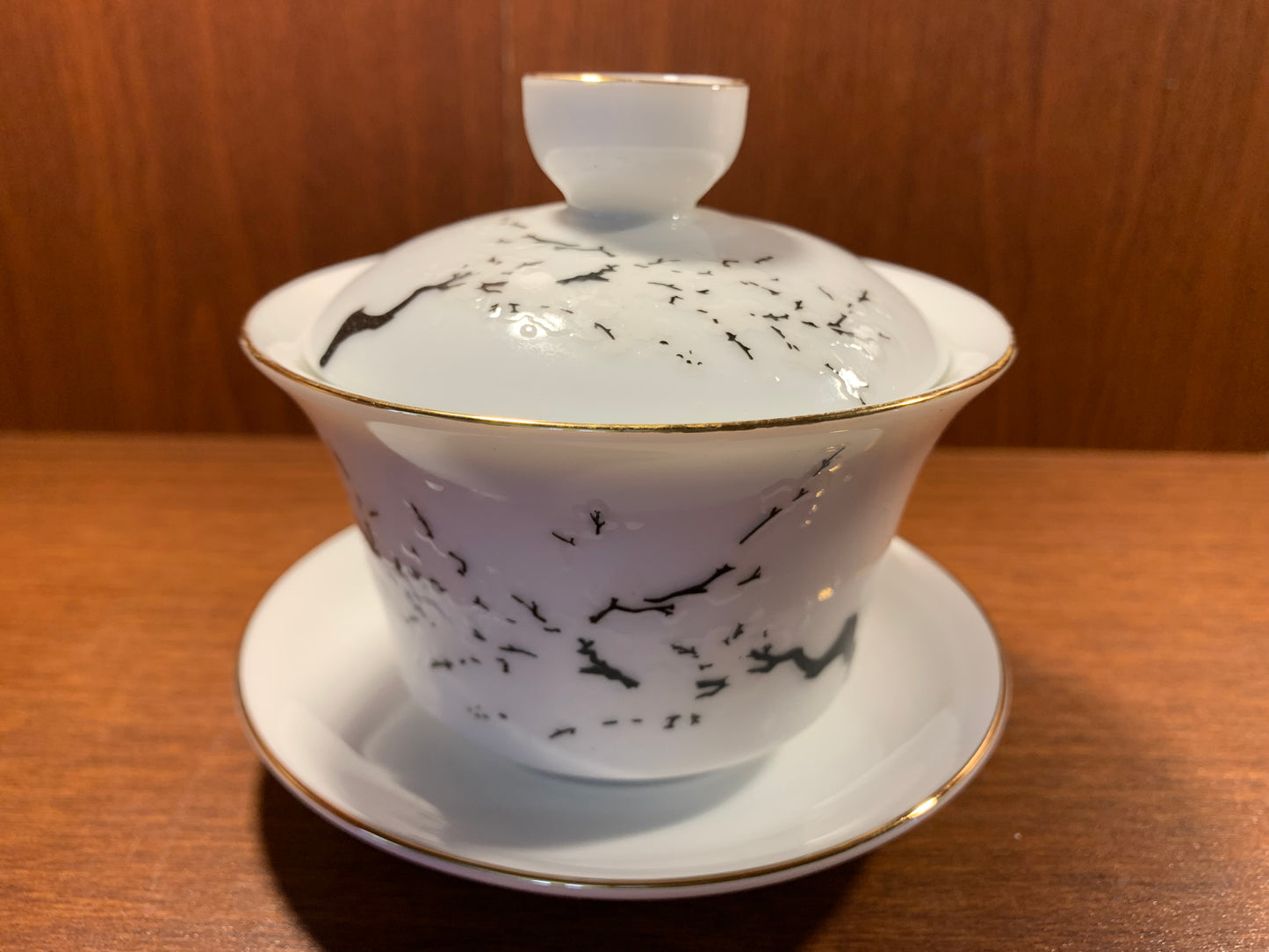 Magic Gaiwan -- Pink Plum Blossom