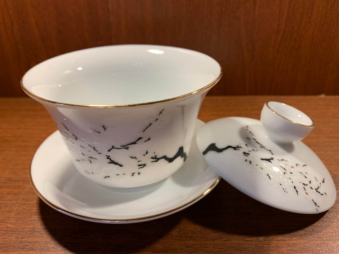 Magic Gaiwan -- Pink Plum Blossom