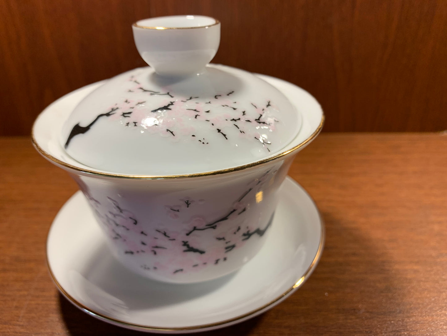 Magic Gaiwan -- Pink Plum Blossom