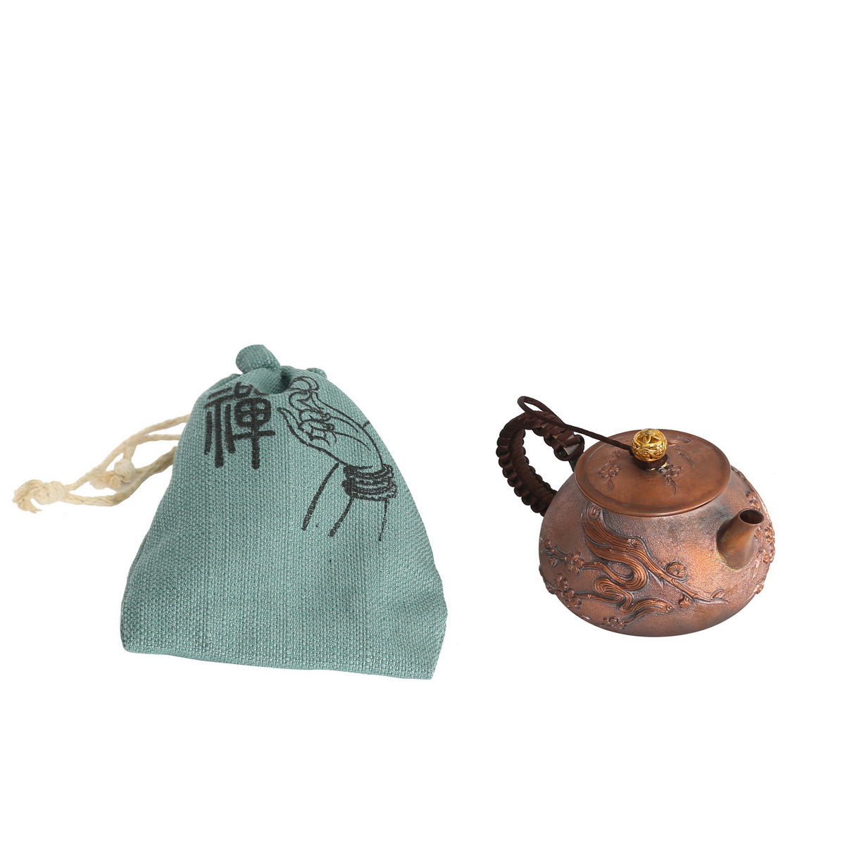 Plum Blossom Copper Teapot