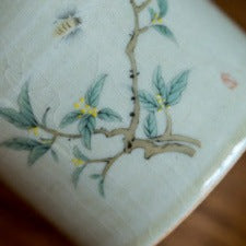 2 Style Flower Handmade Ash Ceramic Gift Tea Set