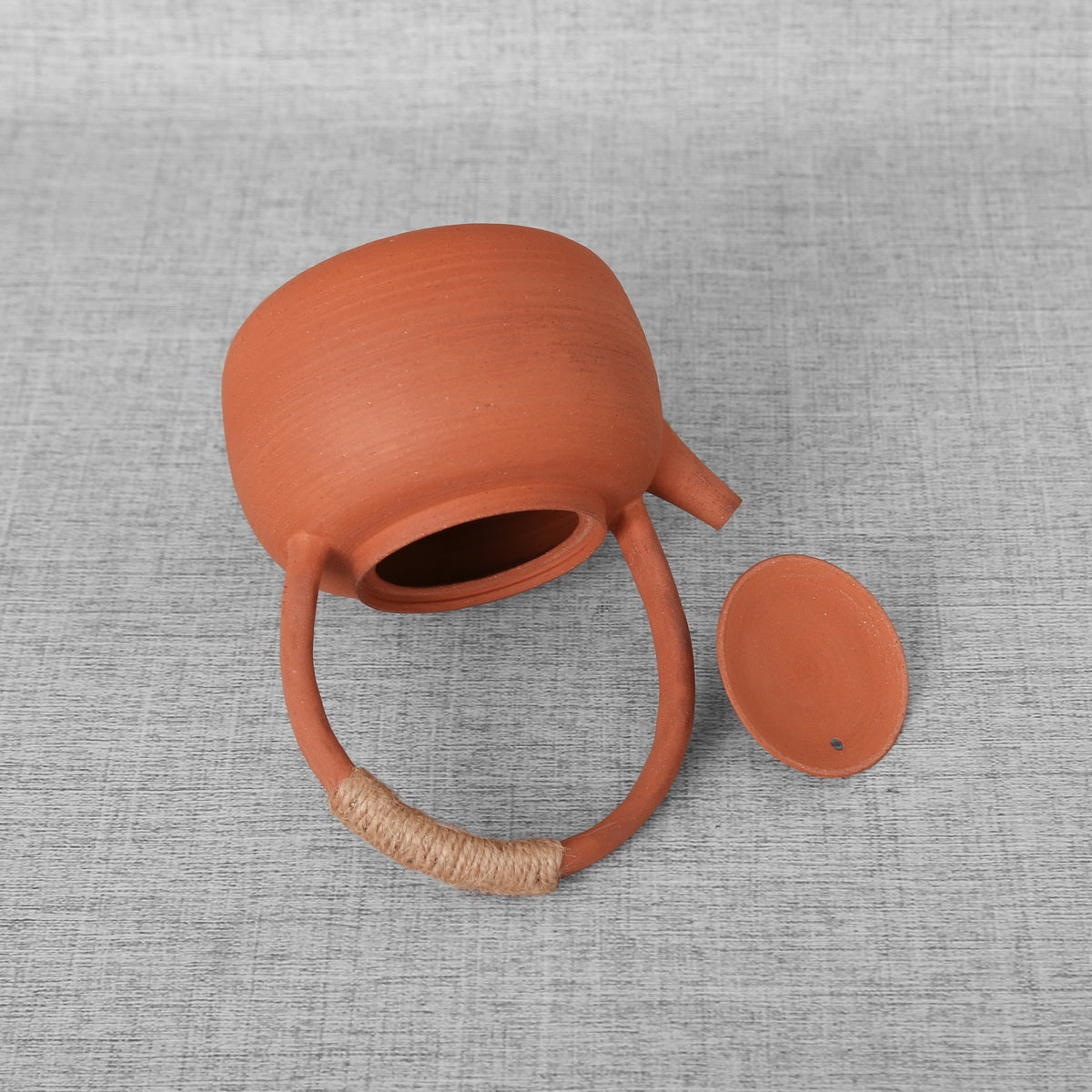 Chaozhou Red Clay Lifting handle Kettle And Stove - Taishan Tea Club