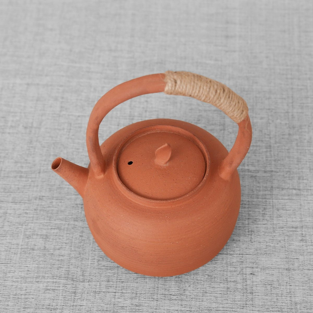 Chaozhou Red Clay Lifting handle Kettle And Stove - Taishan Tea Club