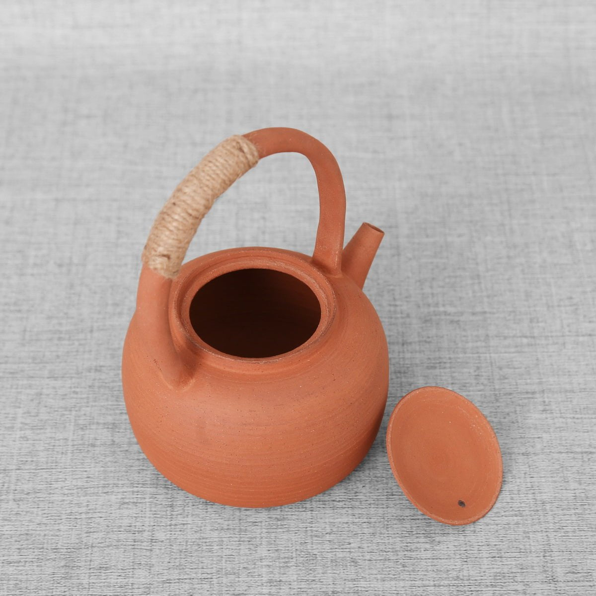 Chaozhou Red Clay Lifting handle Kettle And Stove - Taishan Tea Club