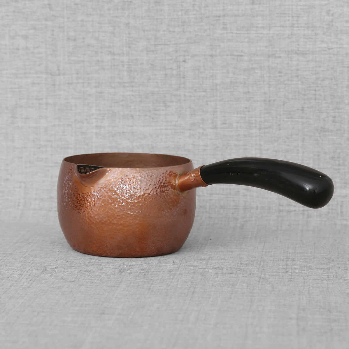 Copper Tea Boiler (without lid) - Side-handle, 600ml - Taishan Tea Club