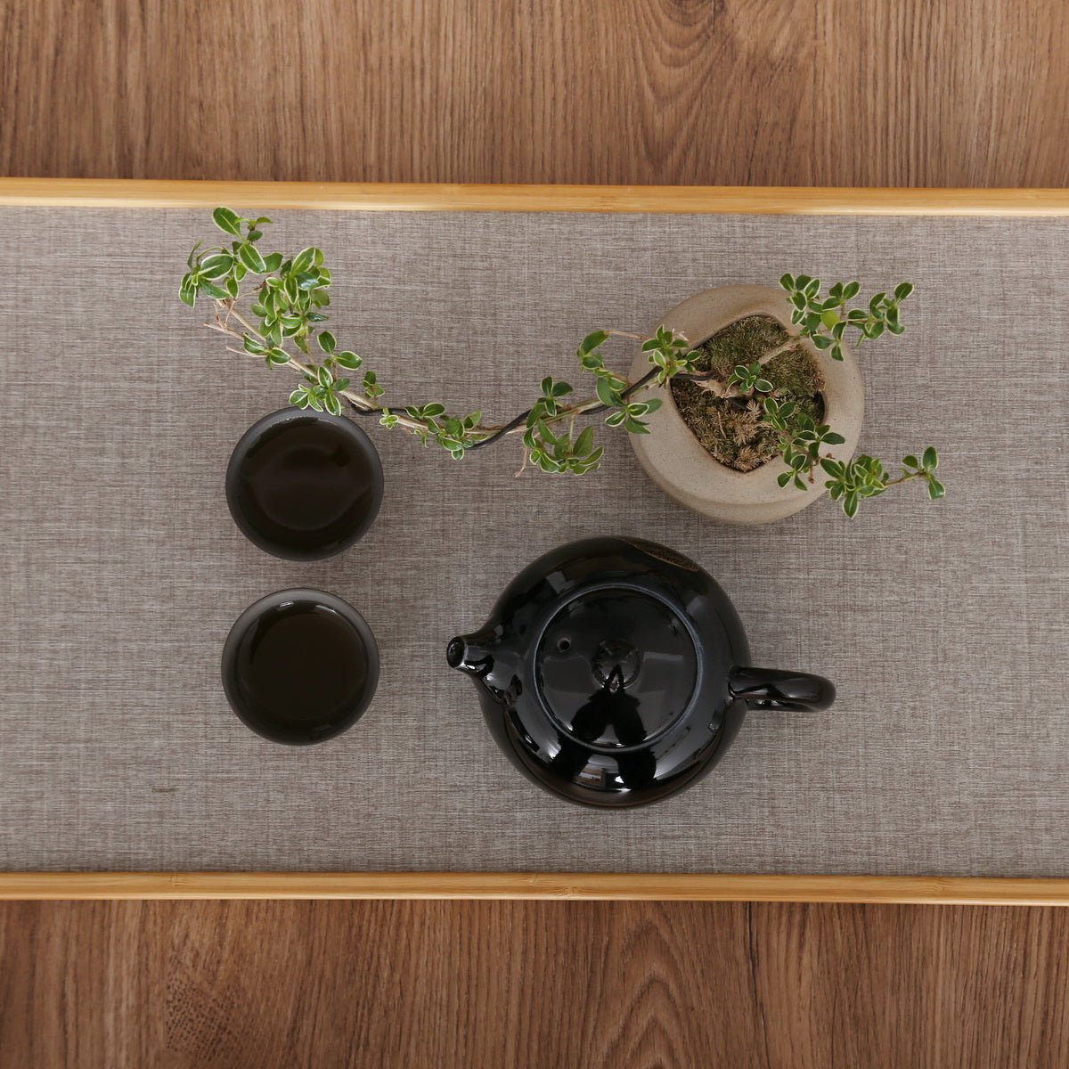Gold Leaf Black Single Jian Zhan Teapot - Taishan Tea Club