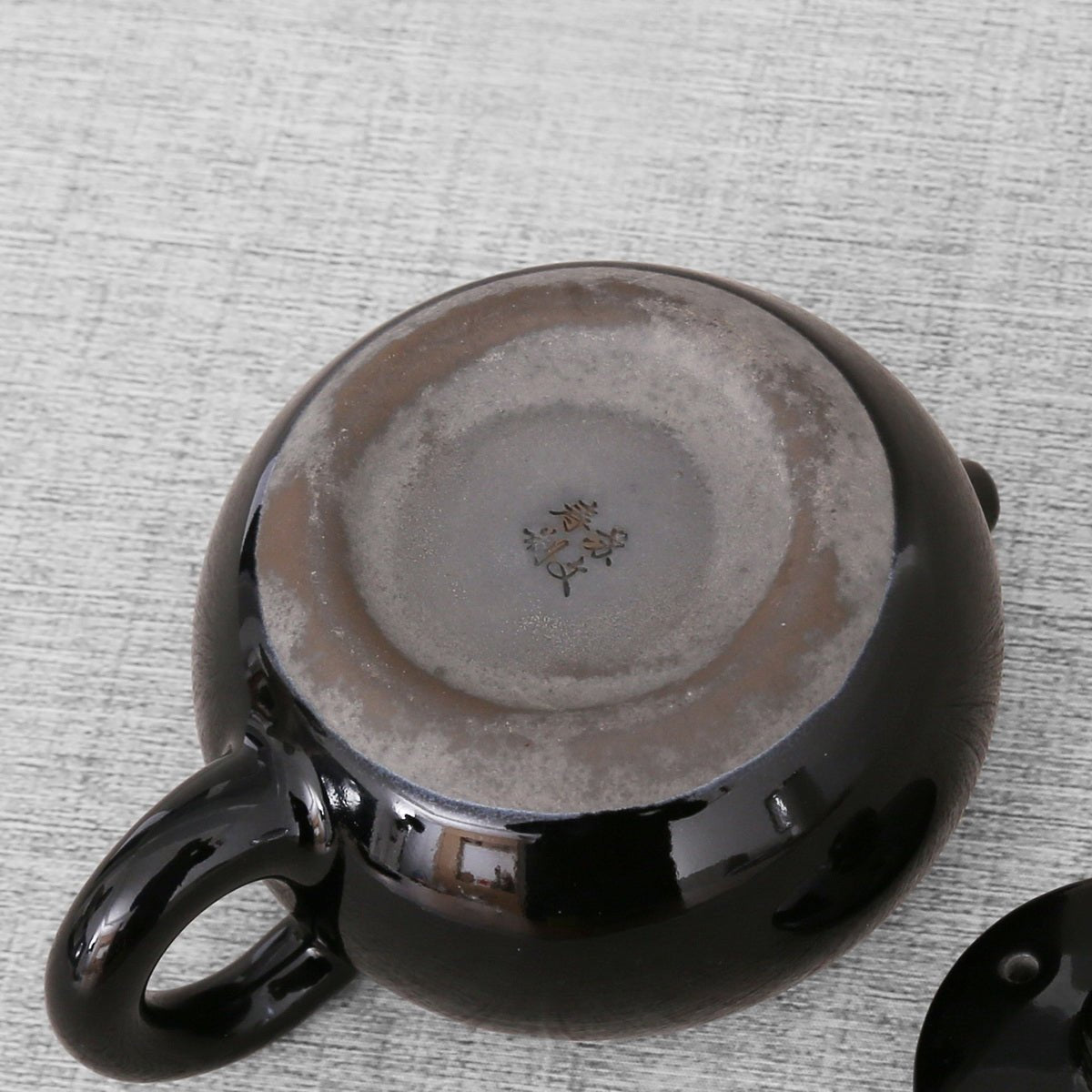Gold Leaf Black Single Jian Zhan Teapot - Taishan Tea Club