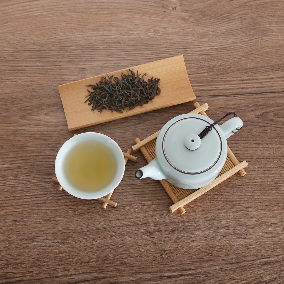Longquan Celadon 3 Color Di Ware Gift Tea Set - Taishan Tea Club