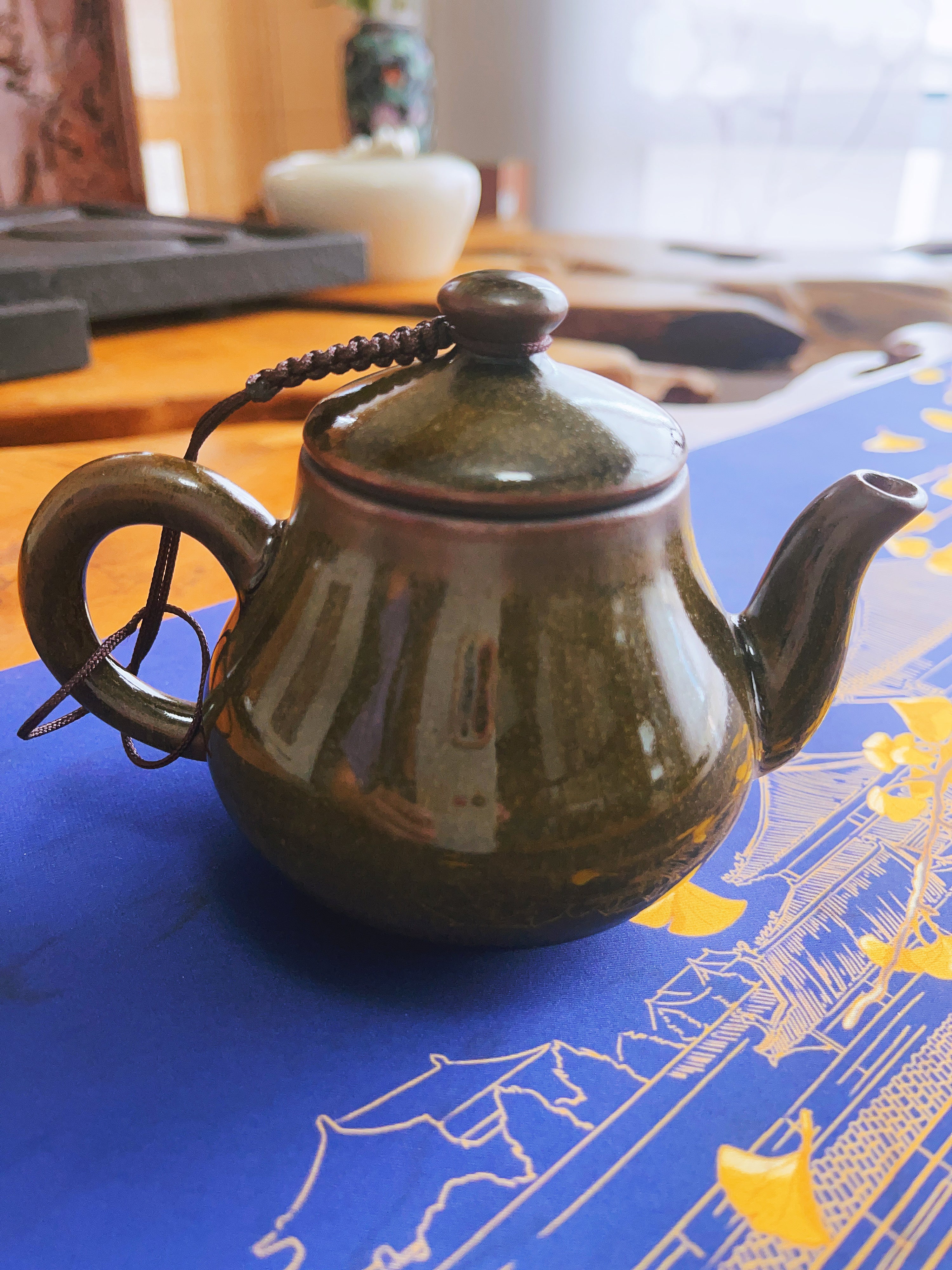 Jasper Tenmoku Teapot