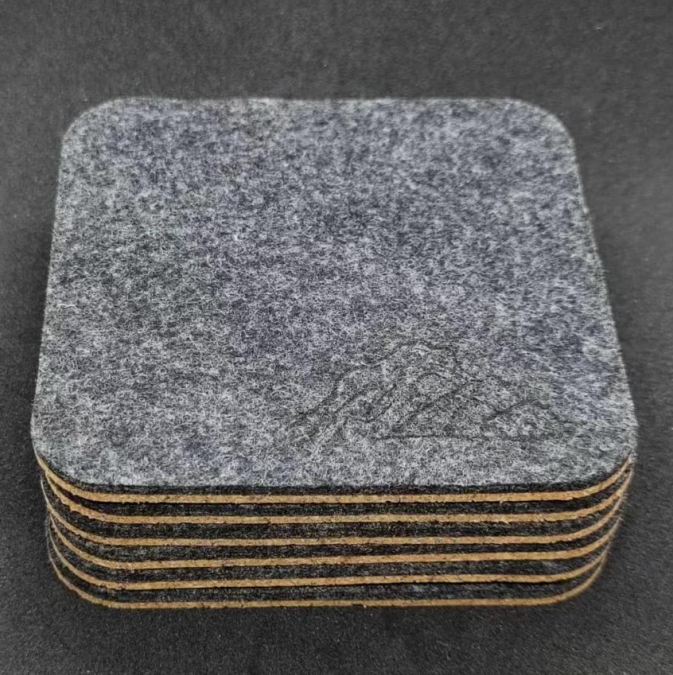 Absorbent Teacup Coasters Sets - Mountains