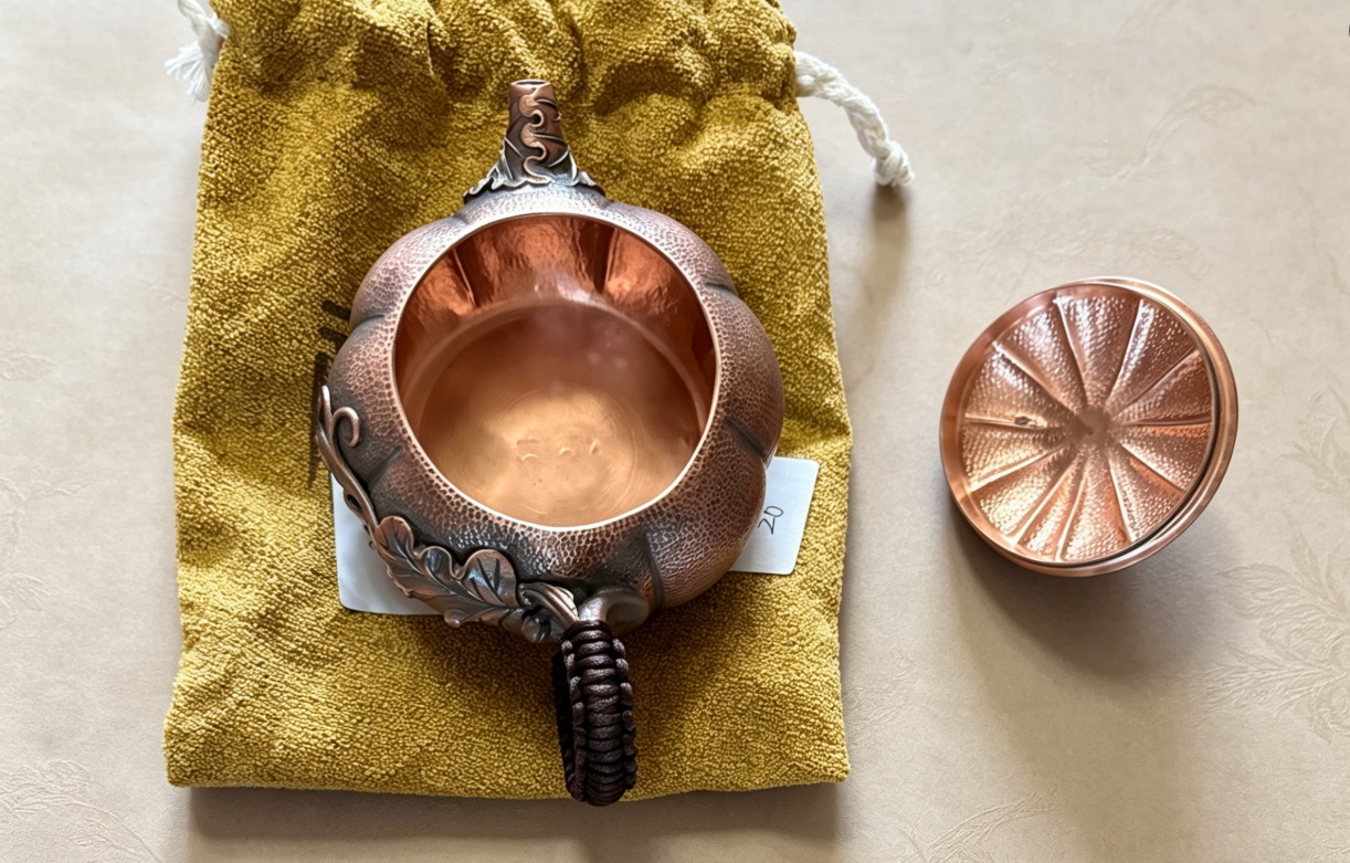 Pumpkin Copper Teapot 300ml