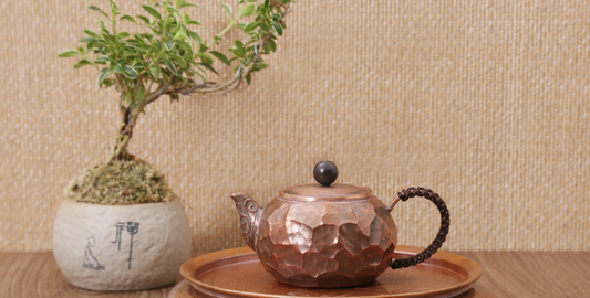 Hammered Copper Teapot 200ml