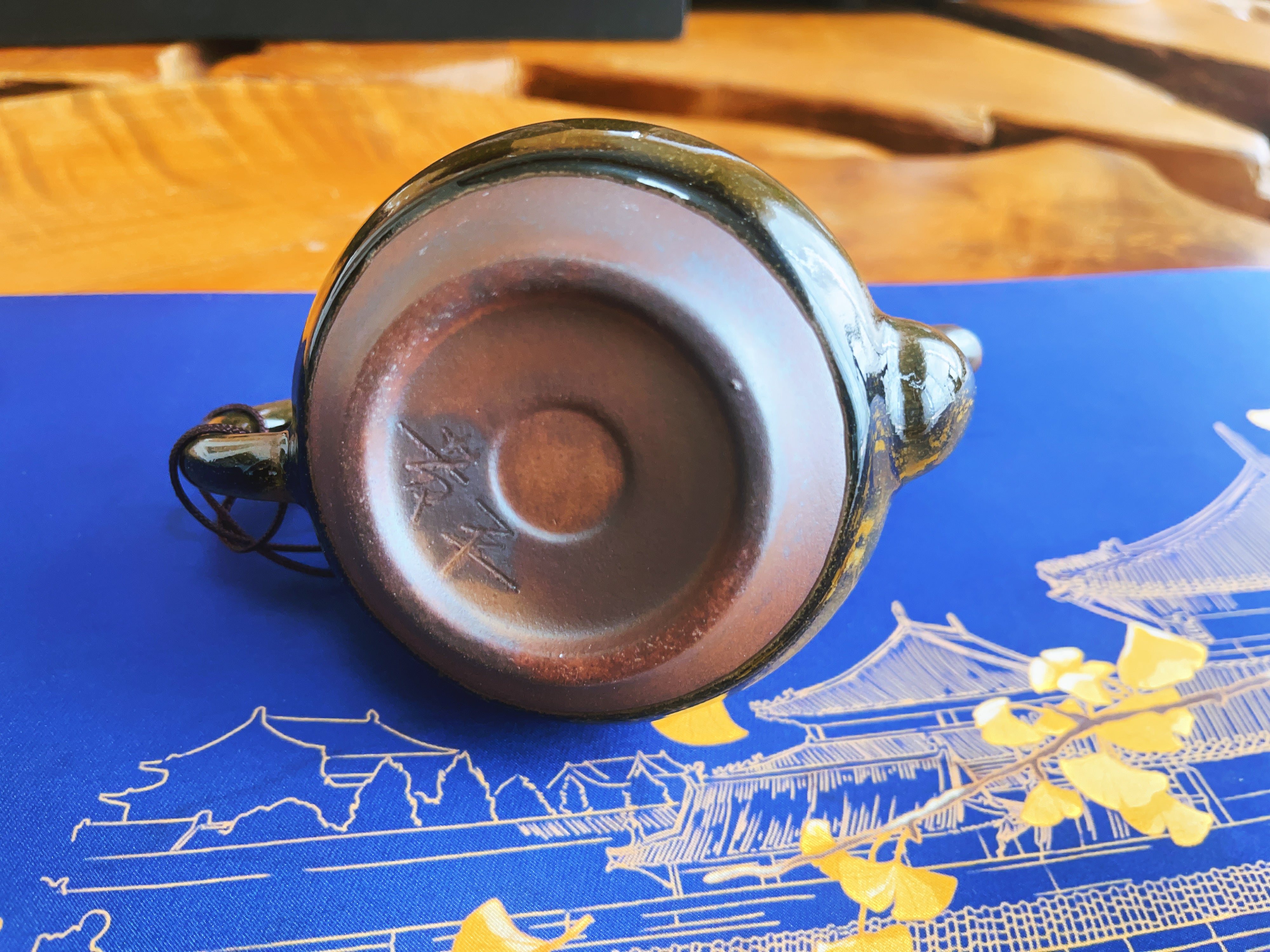 Jasper Tenmoku Teapot