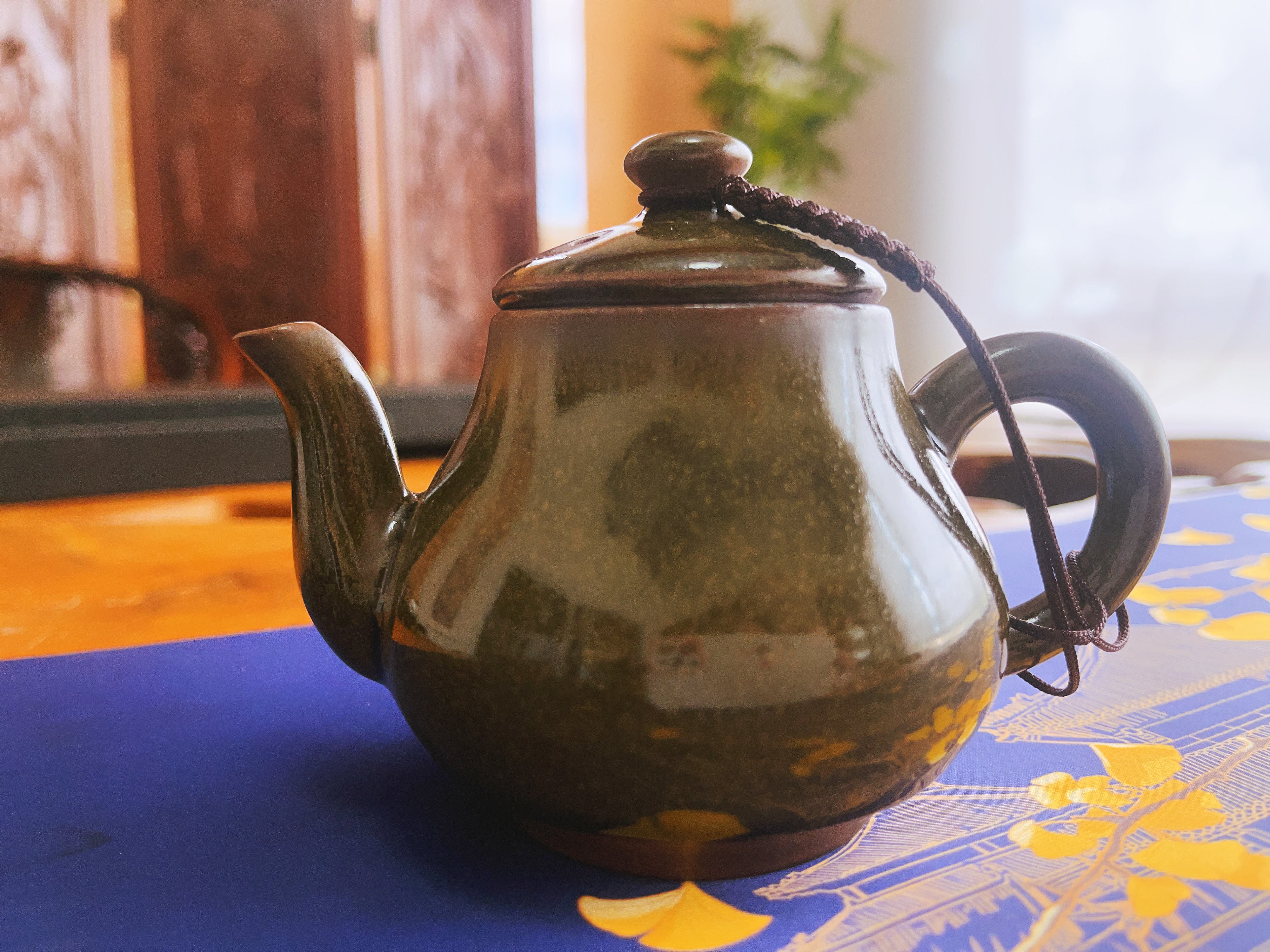 Jasper Tenmoku Teapot