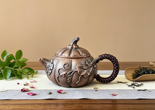 Pumpkin Copper Teapot 300ml