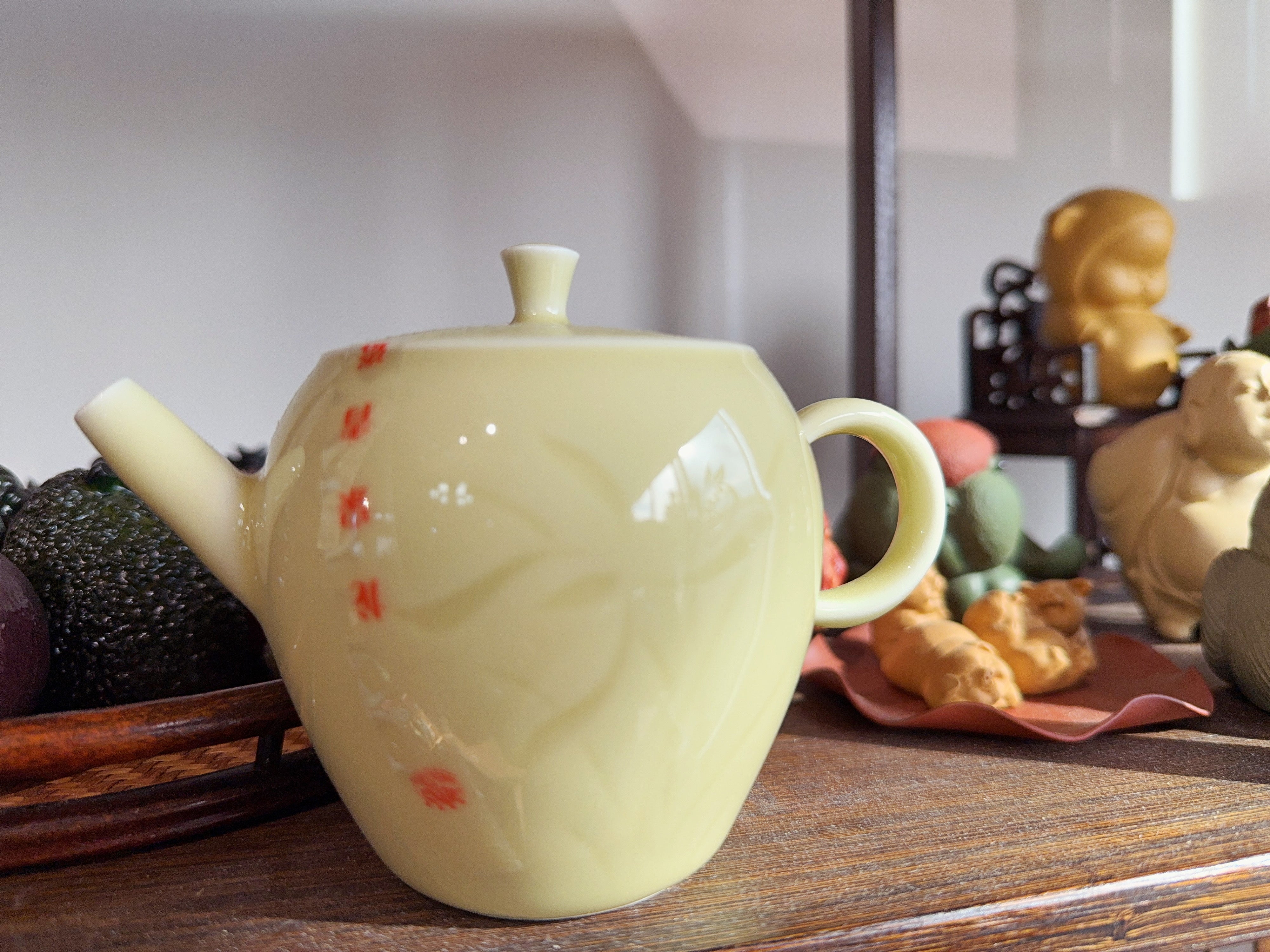 Longquan Celadon Orchid Flower Tea Set