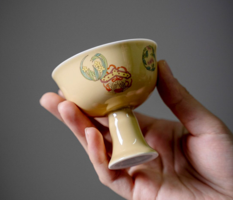 Flower Yellow Goblet Cup