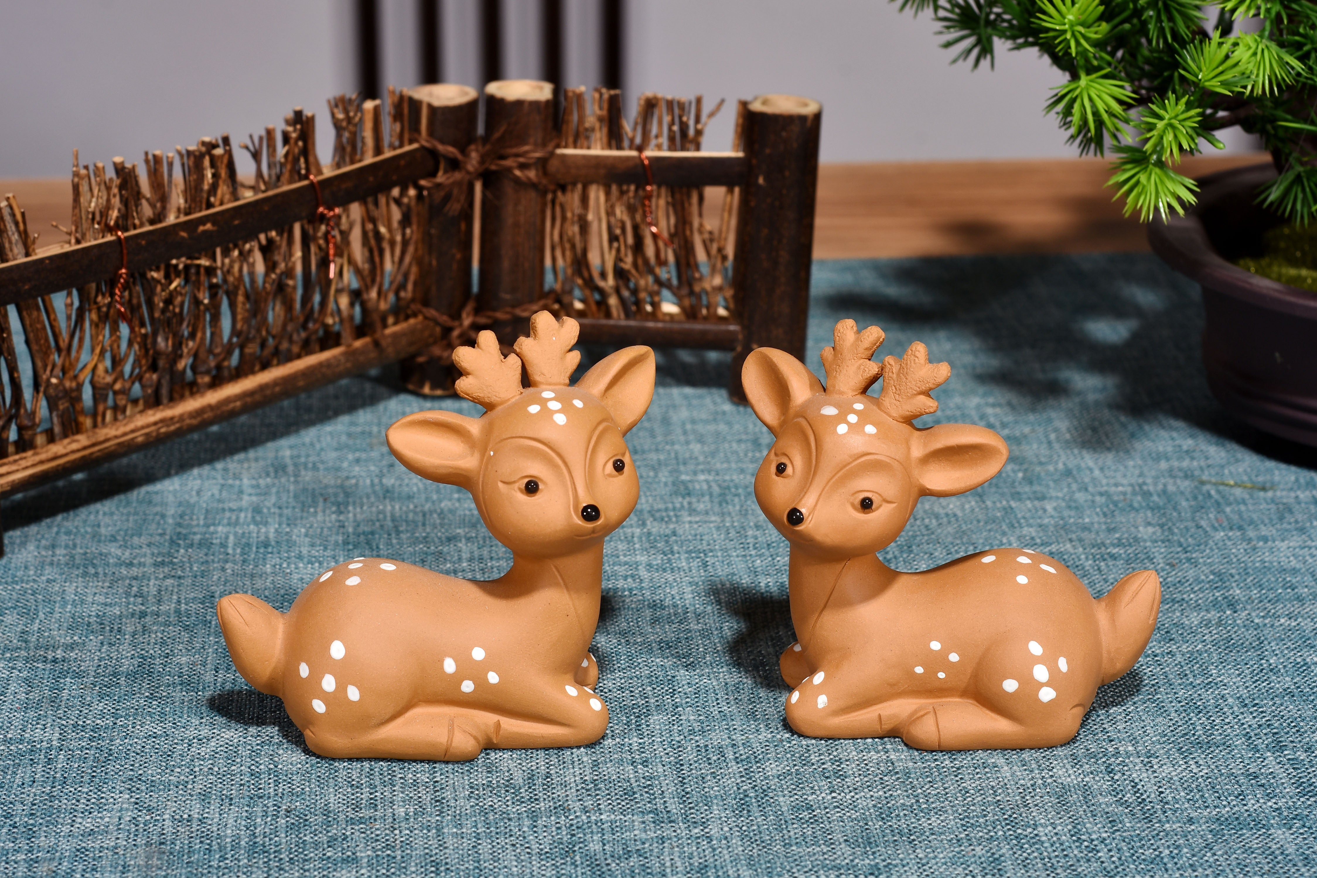 Baby Sika Deer Tea Pet