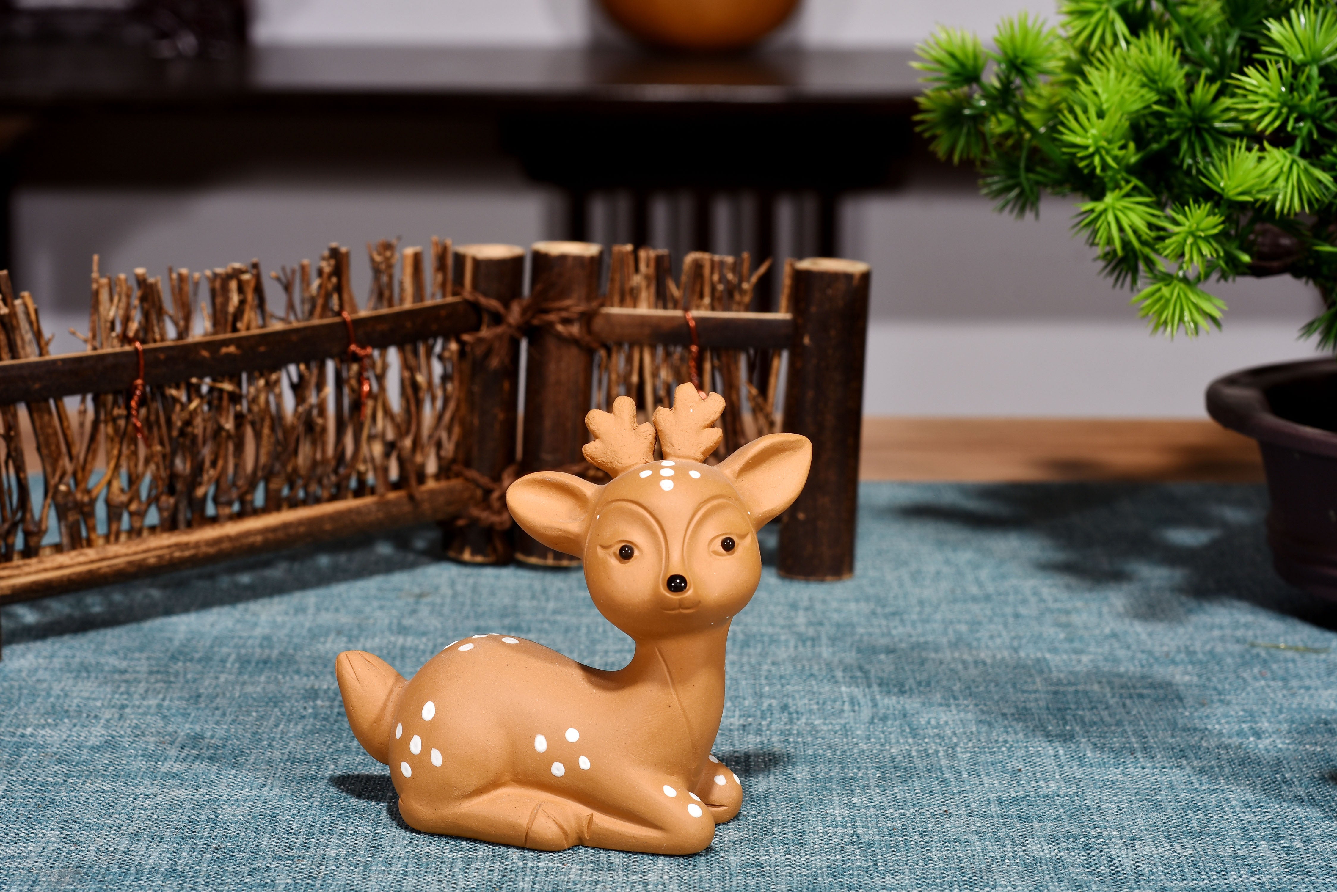 Baby Sika Deer Tea Pet