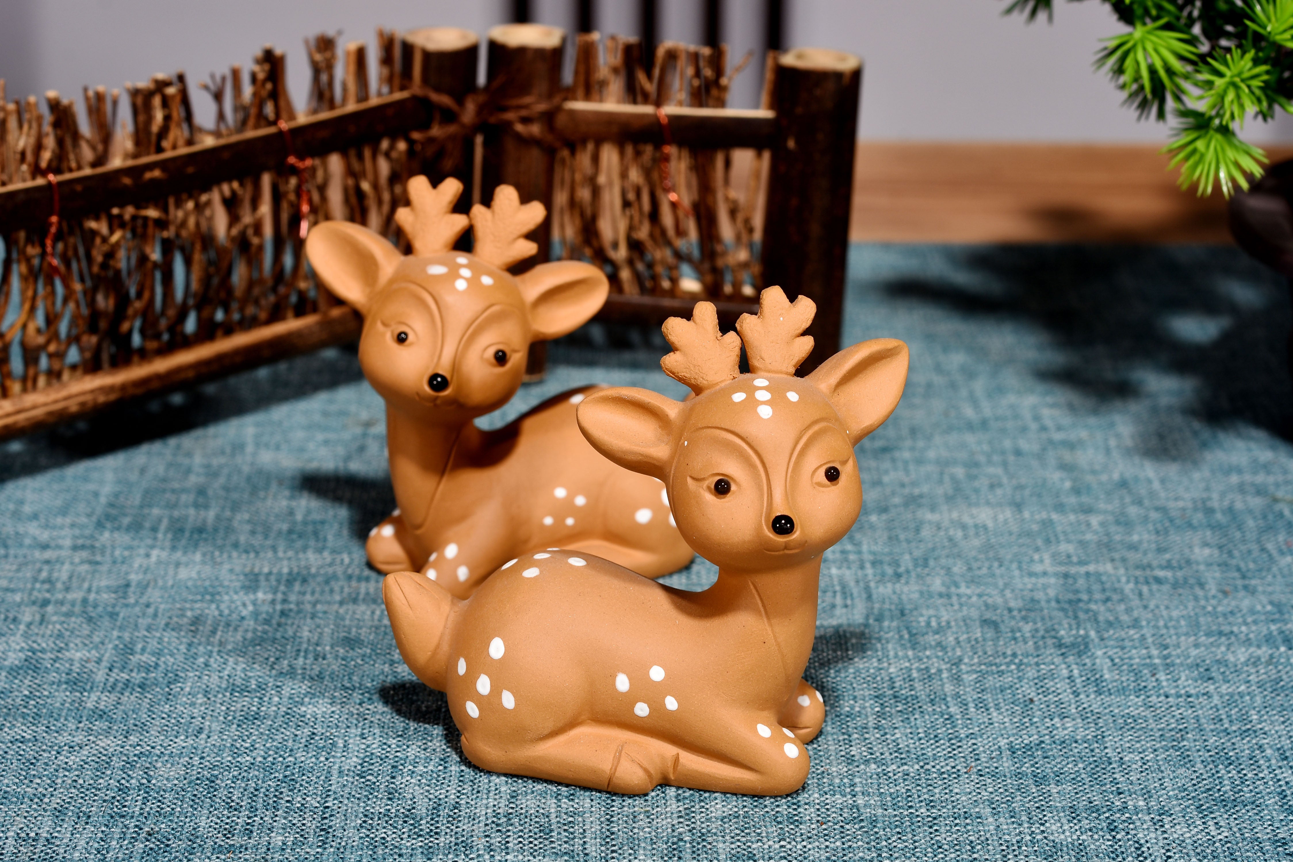 Baby Sika Deer Tea Pet