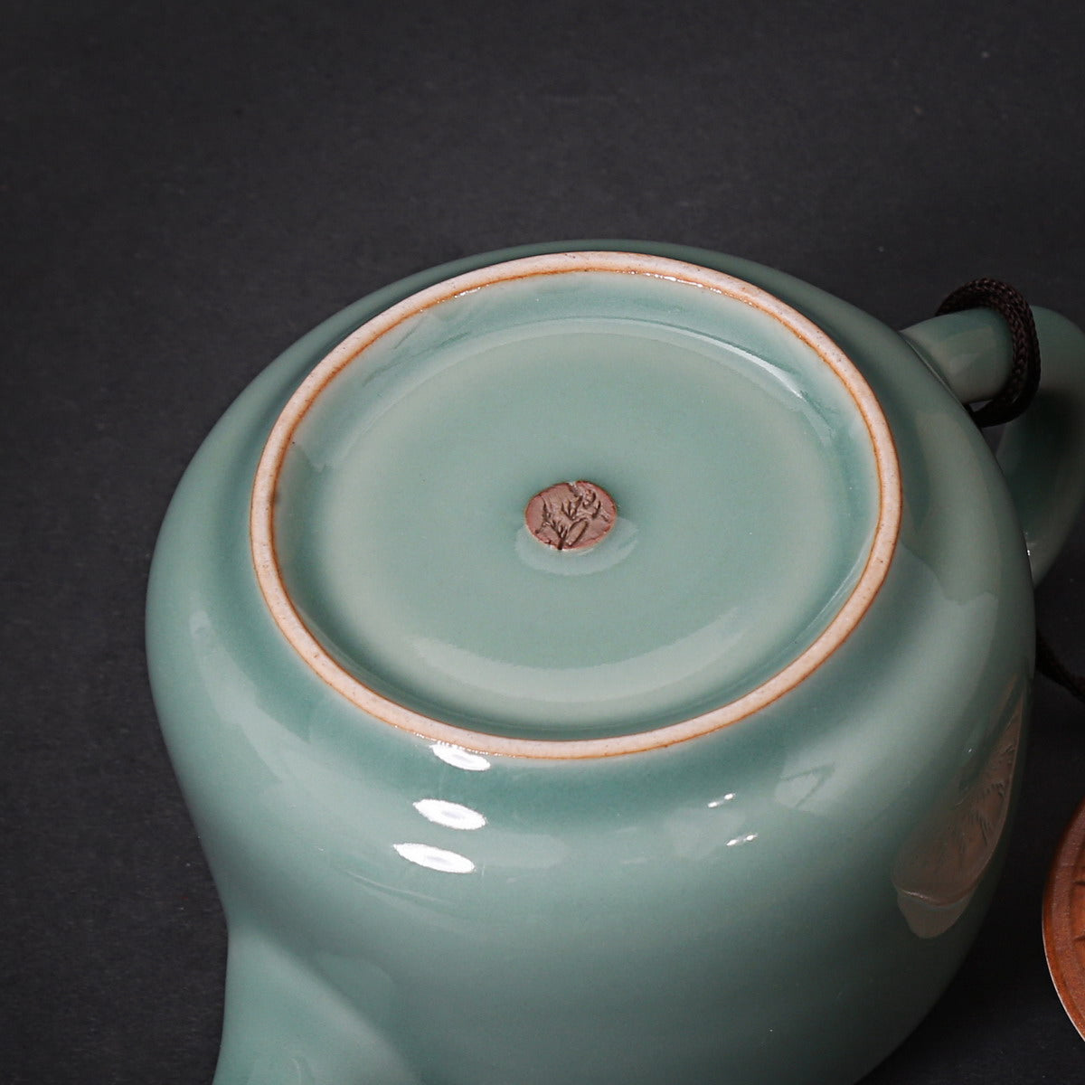 Gift Tea Set, Longquan Celadon - 1 Teapot 4 Teacups (Tiao Dao, Di Sky, 6, CYYS)