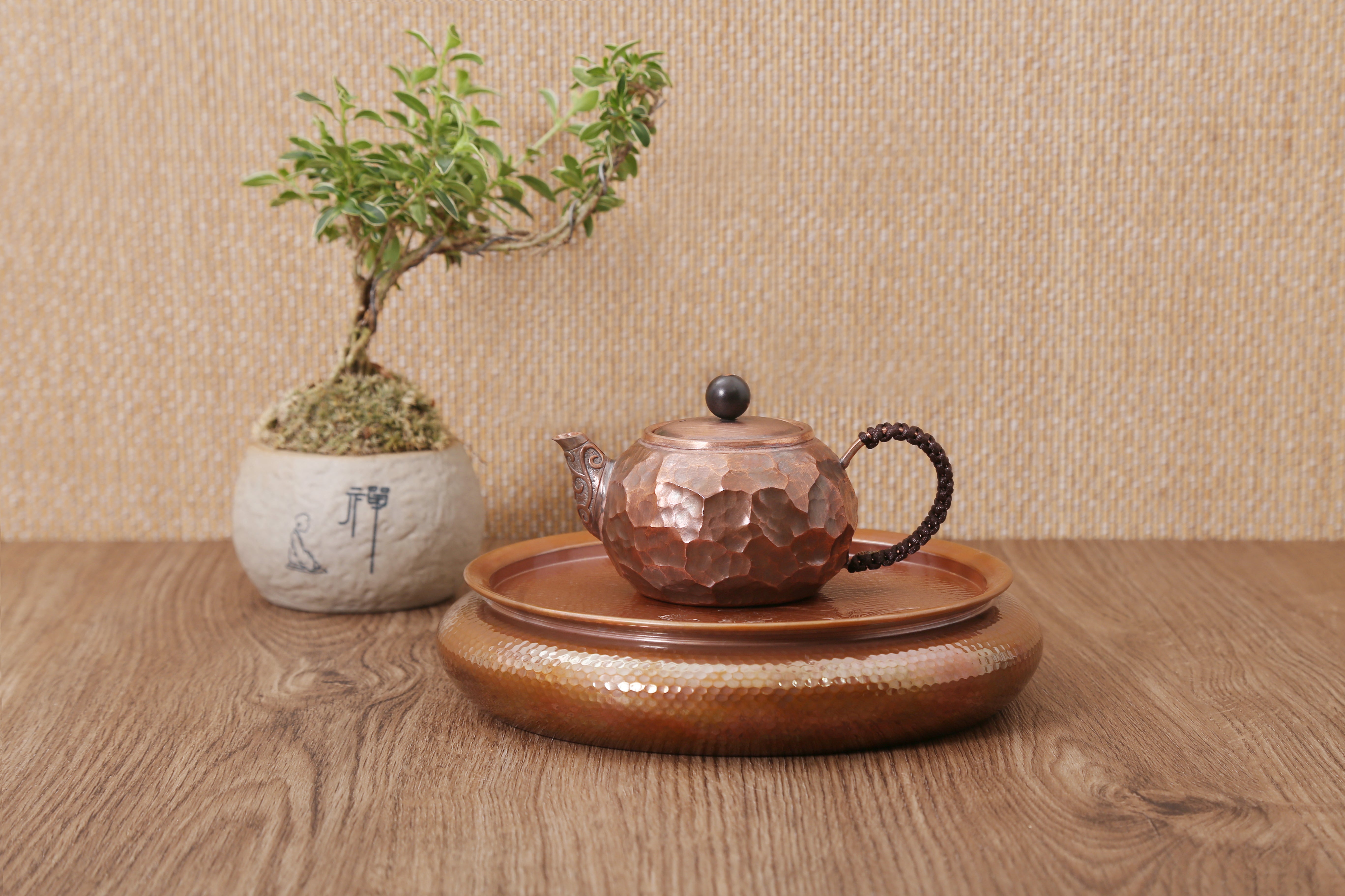Copper Teapot Holder (Small, 16*4.5cm)