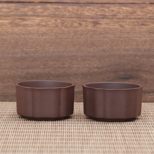 Gift Tea Set - 2 Teacups, Yixing Ware (Wu Bei Cha, 60ml)