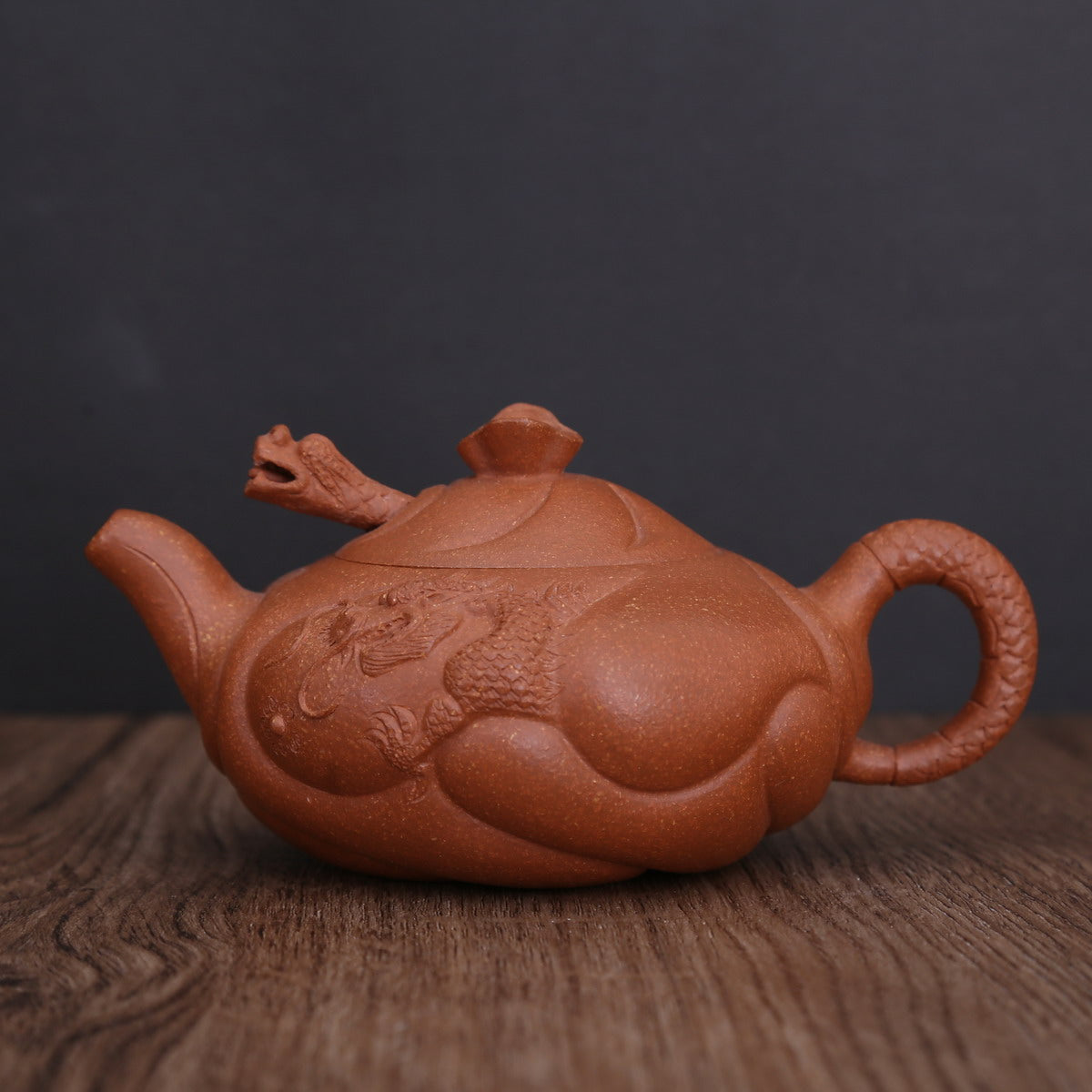 Single Teapot, Yixing Ware (Yu Hua Long, 280ml)