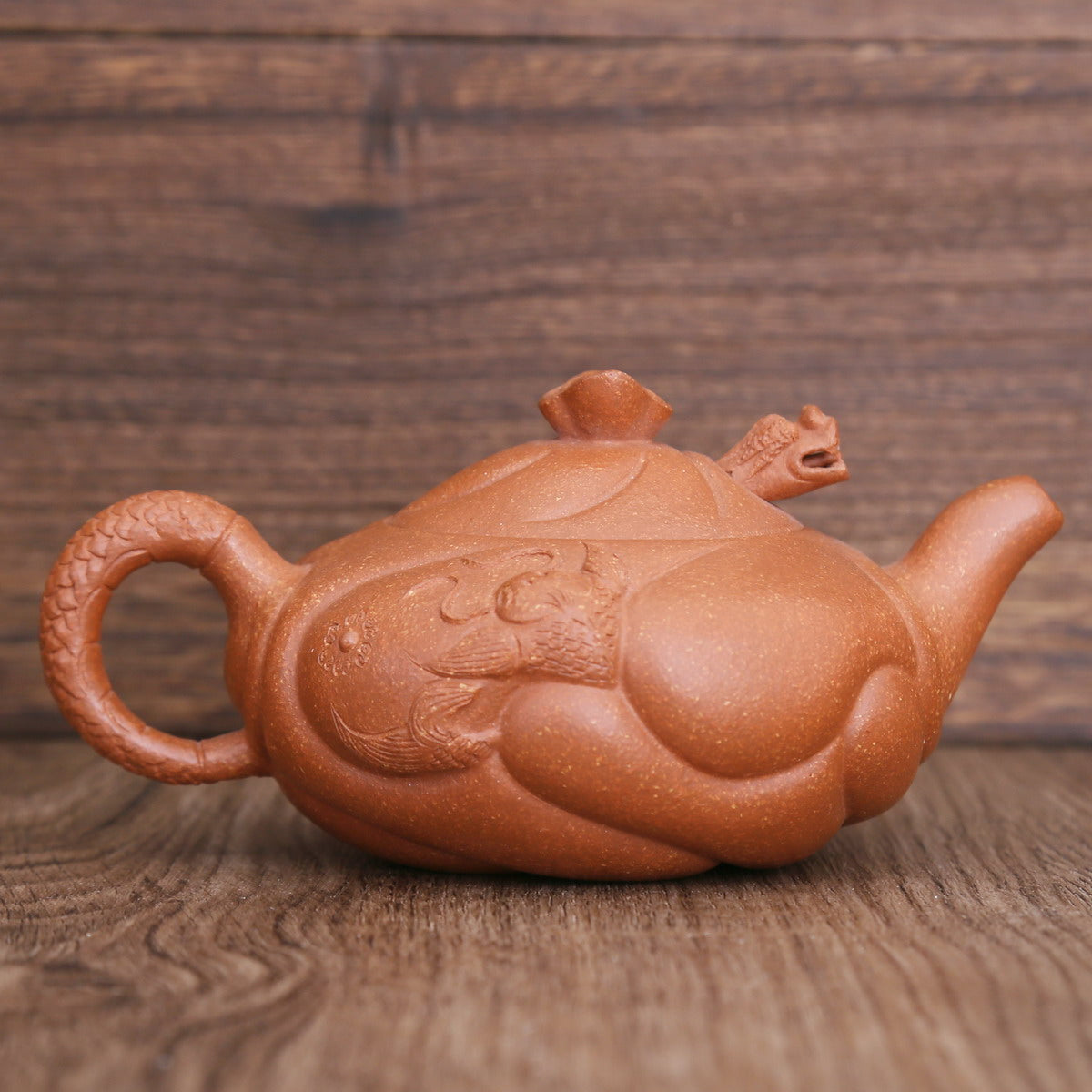 Single Teapot, Yixing Ware (Yu Hua Long, 280ml)