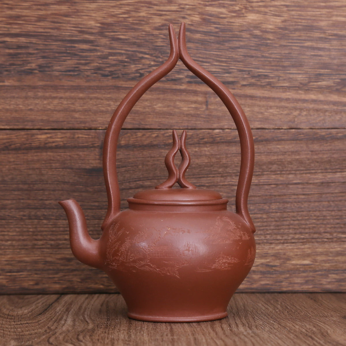 Single Teapot, Yixing Ware (Fo Shou Ti Liang, 280ml)