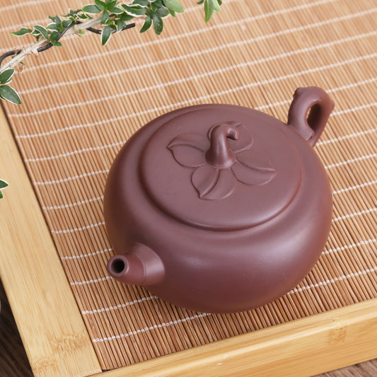 Single Teapot, Yixing Ware (Ju Zi Hu, 300ml)
