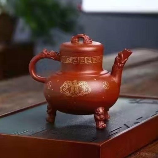 Tripartite Dragon Tea Pot