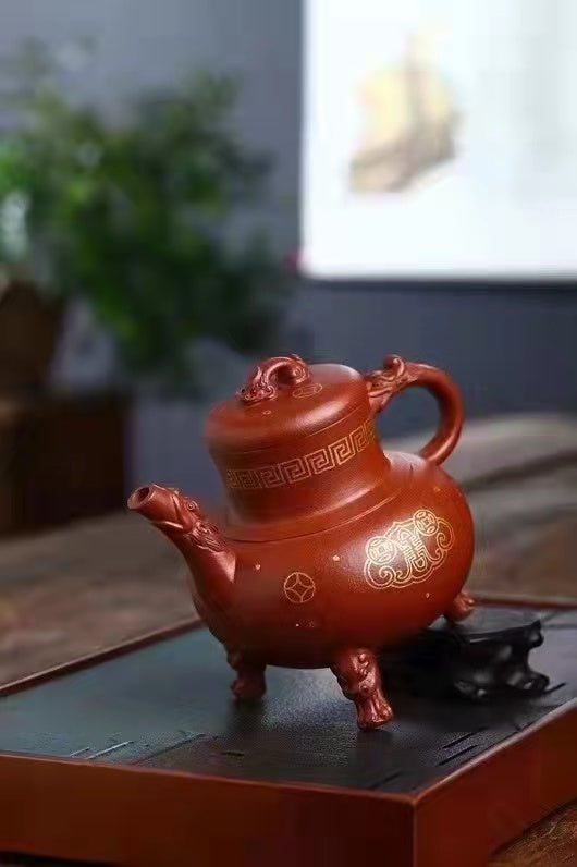 Tripartite Dragon Tea Pot
