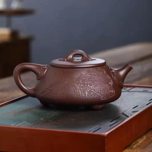 Ruyi Stone Scoop Teapot