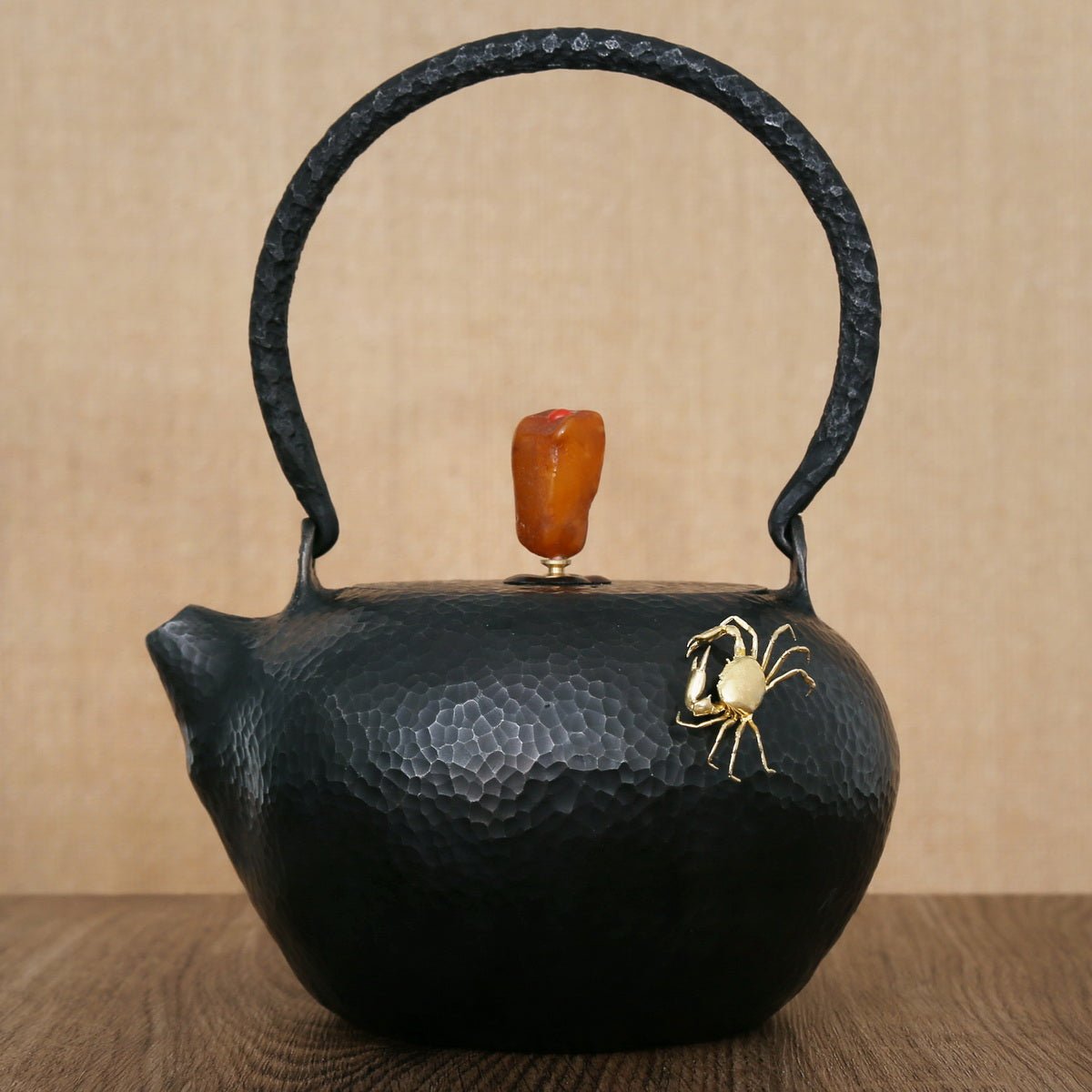 Accessories for Iron Kettle: Crab (Copper) - Taishan Tea Club