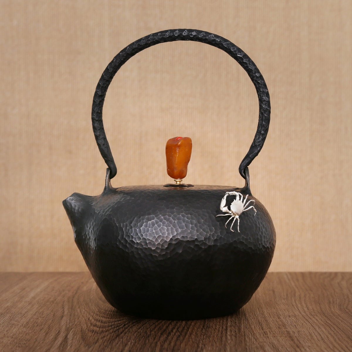 Accessories for Iron Kettle: Crab (Silver) - Taishan Tea Club