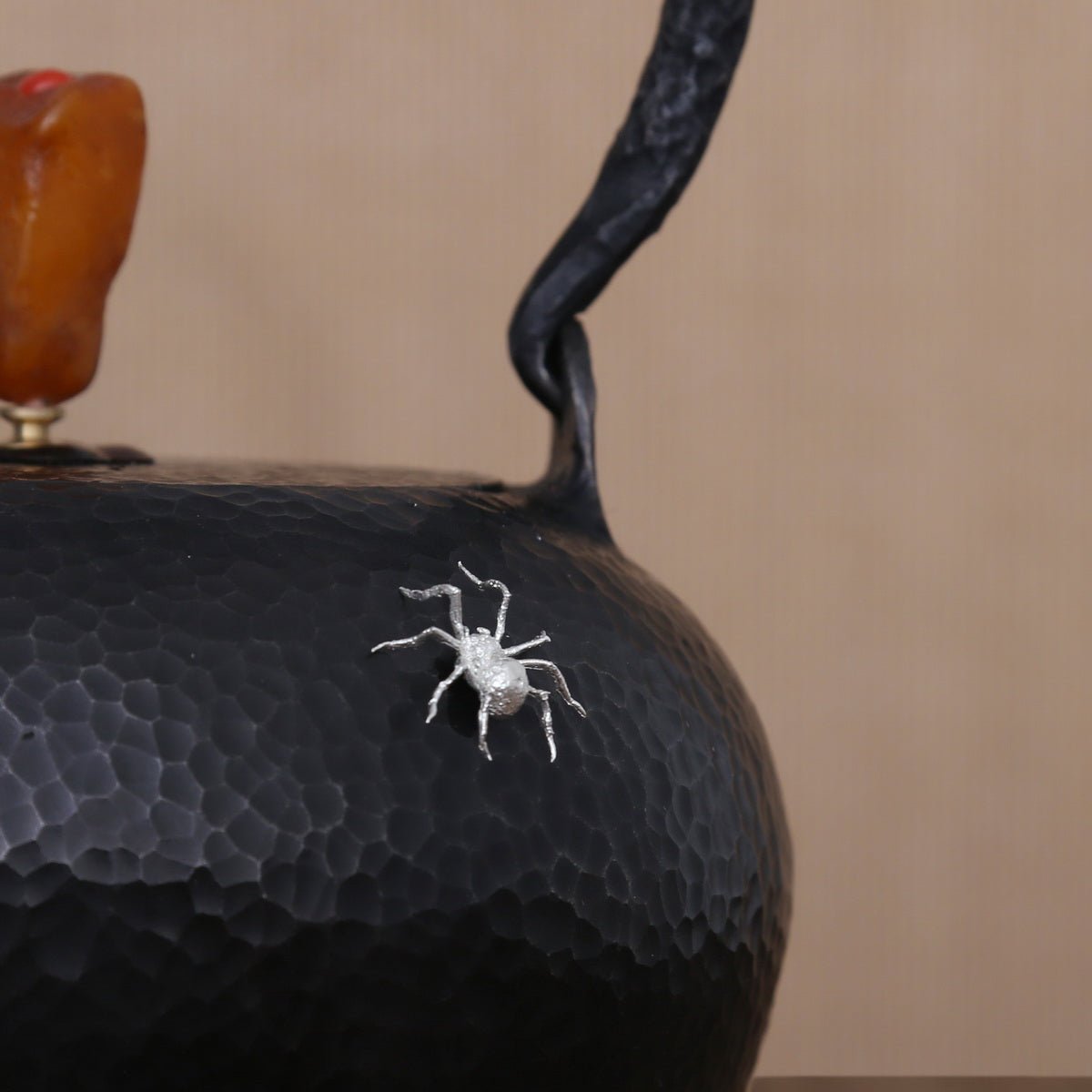 Accessories for Iron Kettle: Spider, Medium (Silver) - Taishan Tea Club