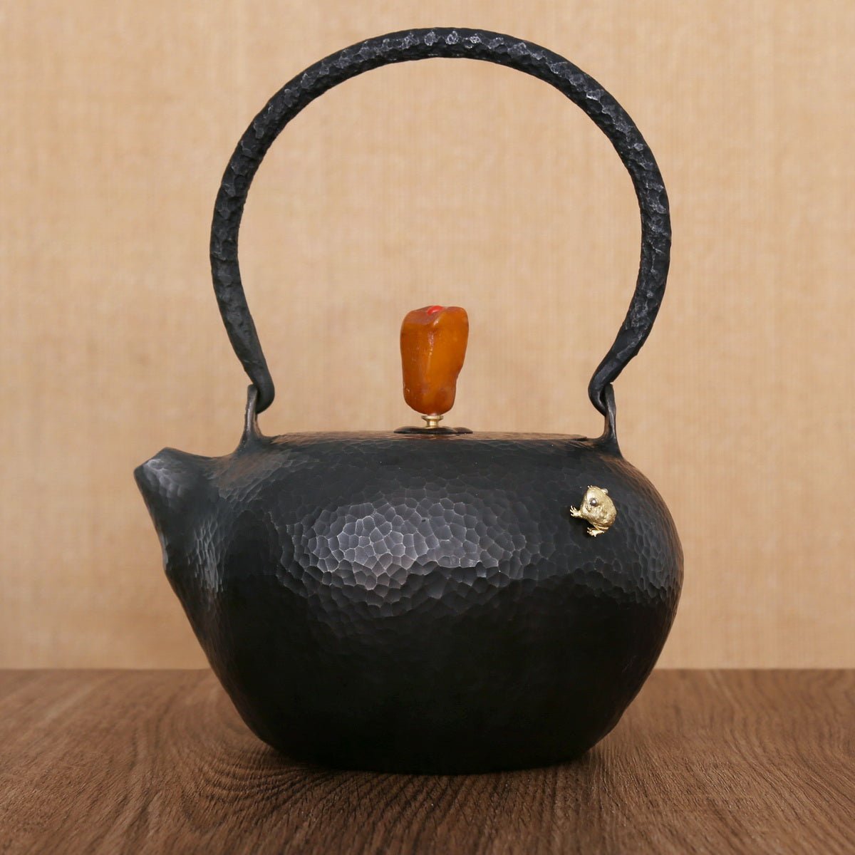 Accessories for Iron Kettle: Toad, Small (Copper) - Taishan Tea Club