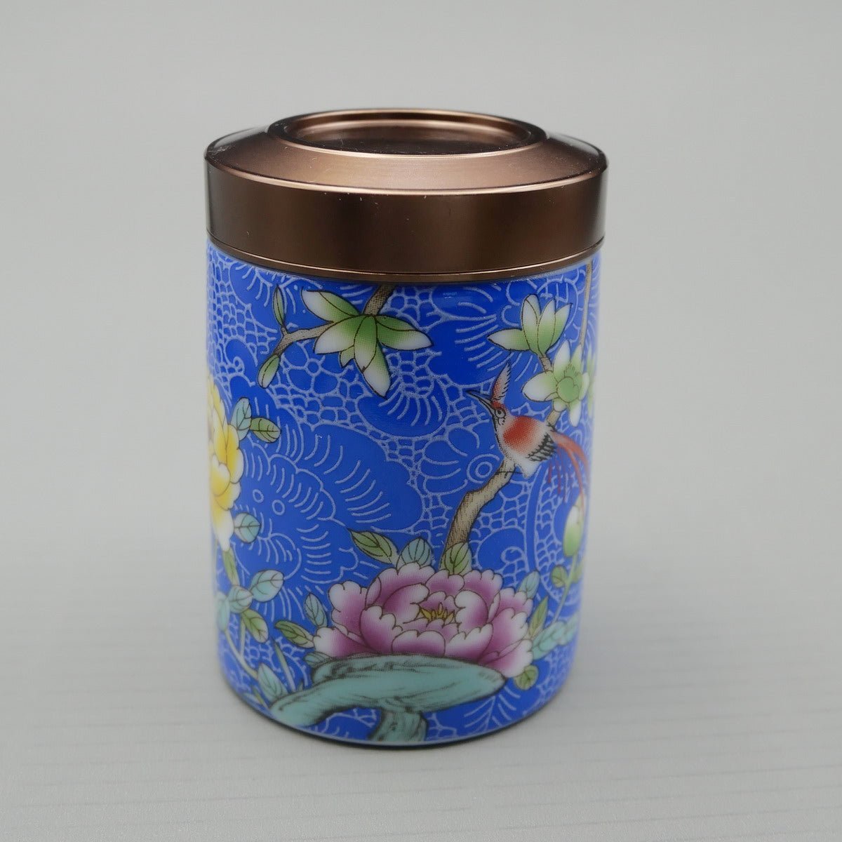 Bird And Flower Colorful Mini Tea Canister Set - Taishan Tea Club