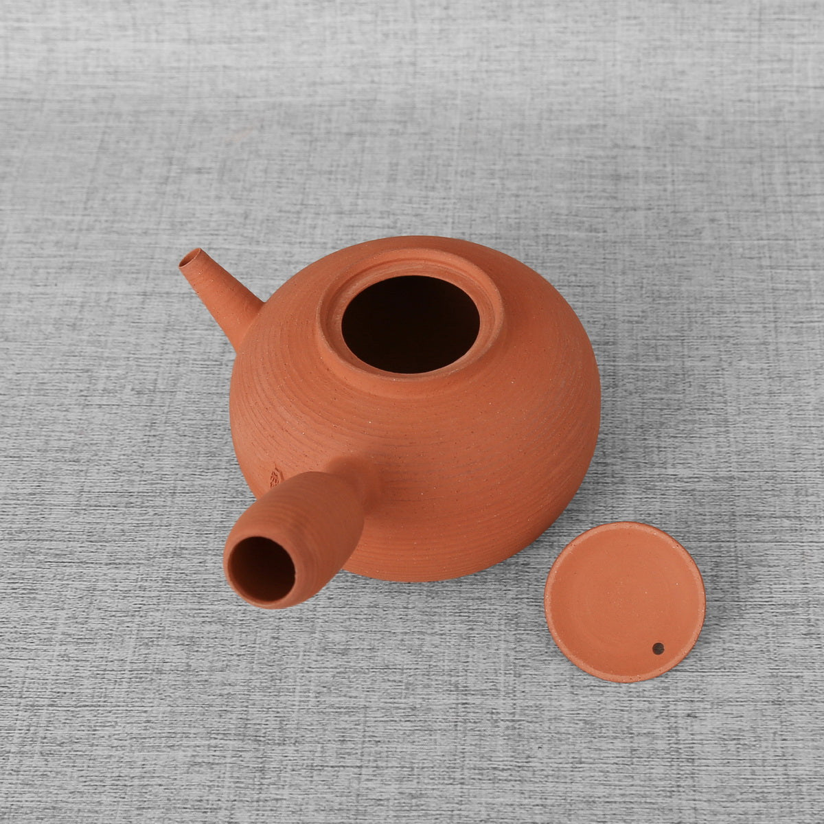 Chaozhou Red Clay Side handle Kettle And Stove - Taishan Tea Club