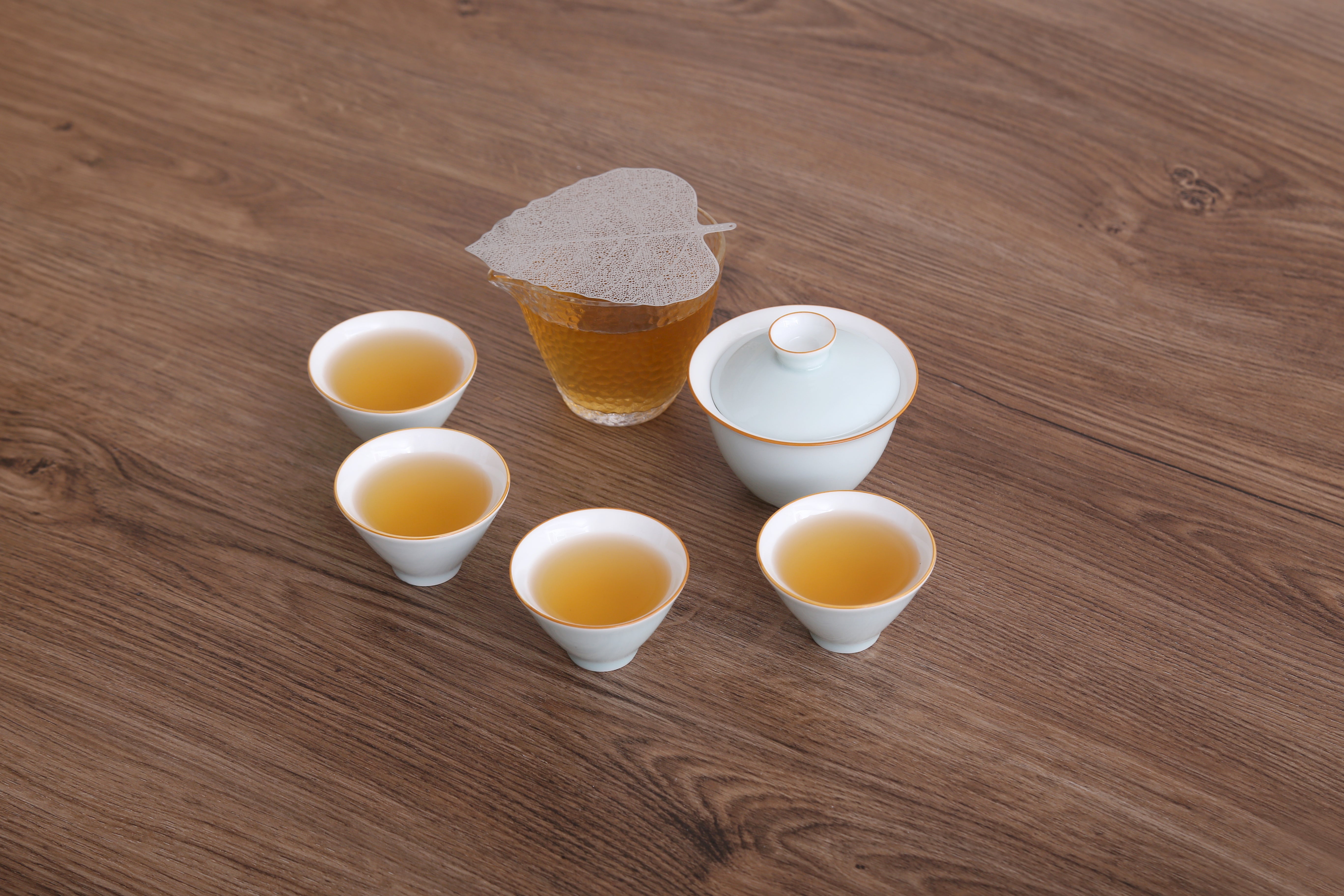 EZ-Traveler Gaiwan Set 4 Cups - Taishan Tea Club