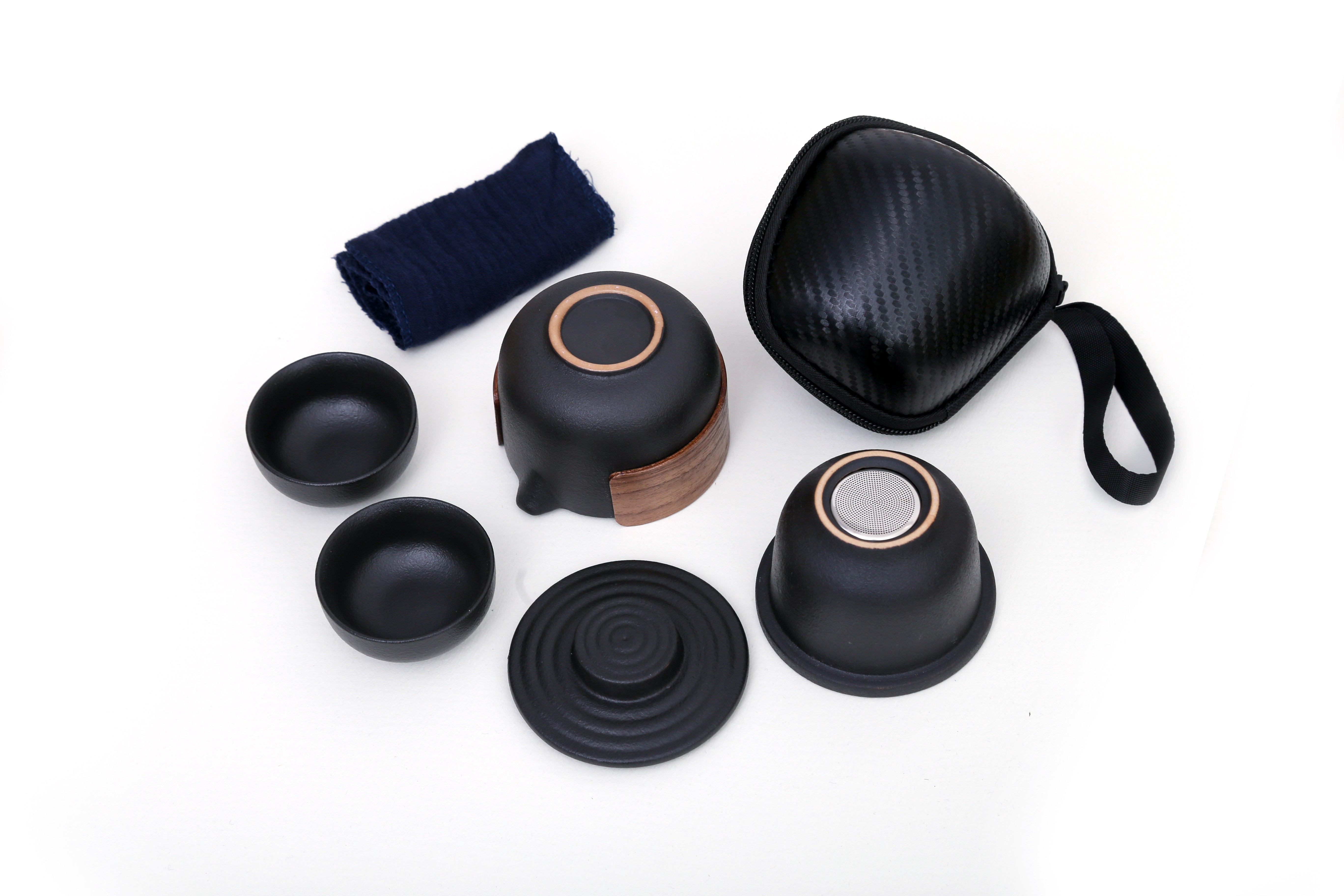 Rotating Travel Tea Set 3 Cups – TSTea