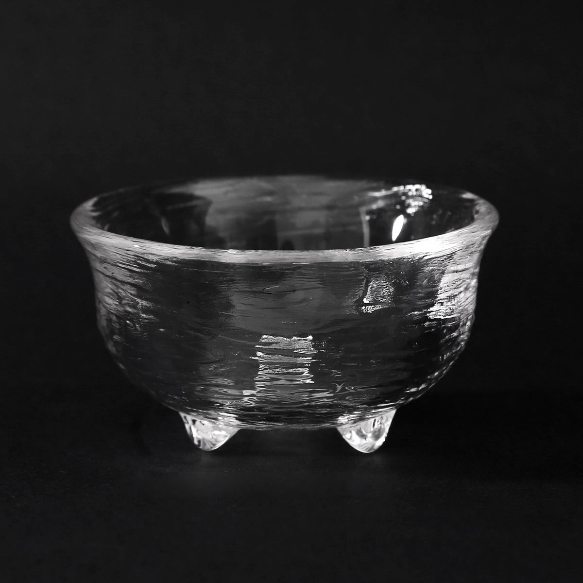 Glass Three Feet Shape 4 Teacups Gift Set - Taishan Tea Club