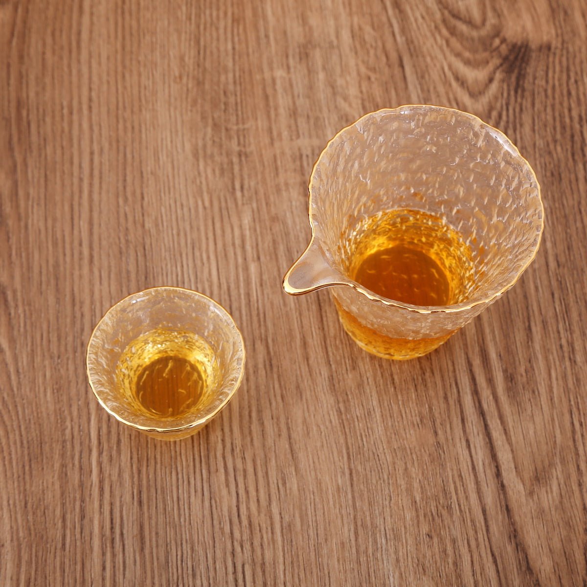 Hand-made Unique Frozen Texture Glassware Gift Tea Set - Taishan Tea Club