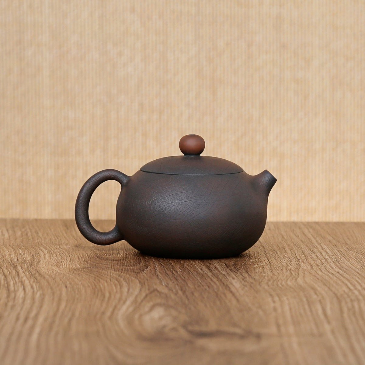 Handcraf Low Relief Lotus Jian Shui Purple Pottery Teapot - Taishan Tea Club