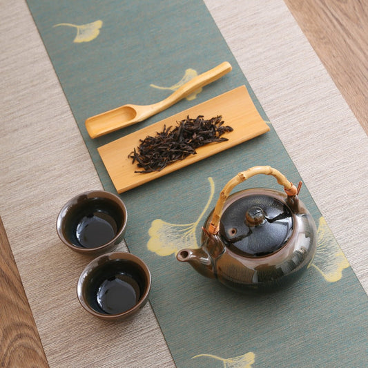 Hare's Fur Brown Jian Zhan Gift Tea Set - Taishan Tea Club